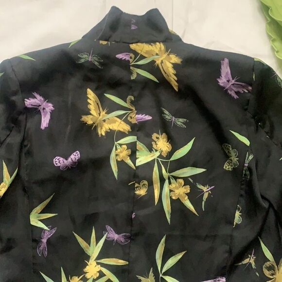 🦋h&m Floral Butterfly Open Front Blazer🦋 - Picture 8 of 14